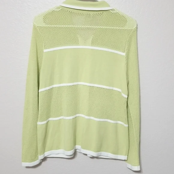 Zenergy by Chico's lightweight breathable jacket, size 1 or Small. Light green. - Picture 4 of 8